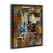 Stupell Industries James Brown Collage Framed Floater Canvas Wall Art Design by Sabin